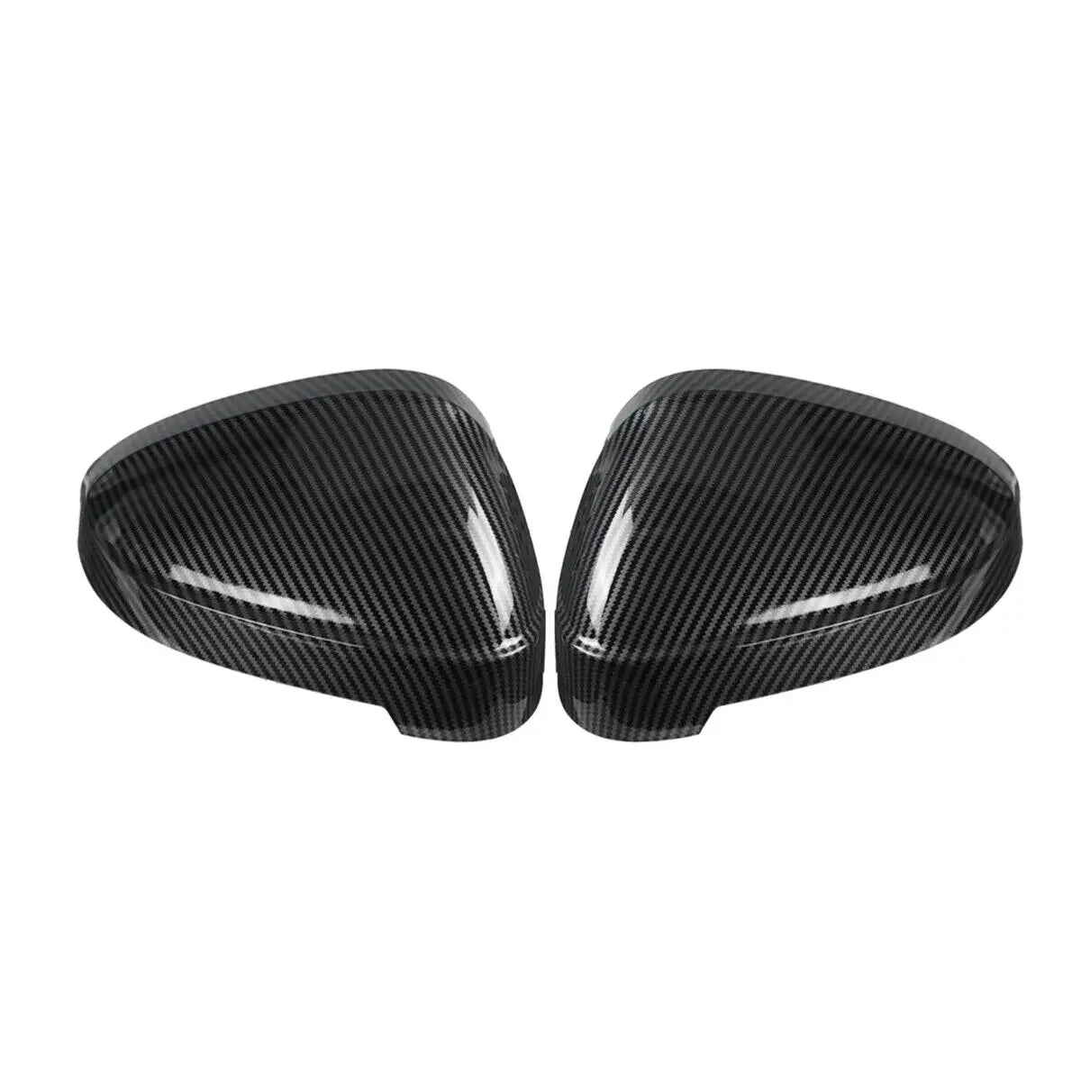 CF Car Rearview Side Mirror Cover Wing Cap Exterior Door Rear View Case Trim Auto