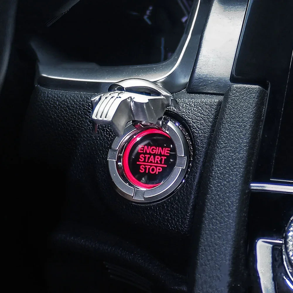 Ignition Switch Protective Cover Engine Start Stop Button Cover