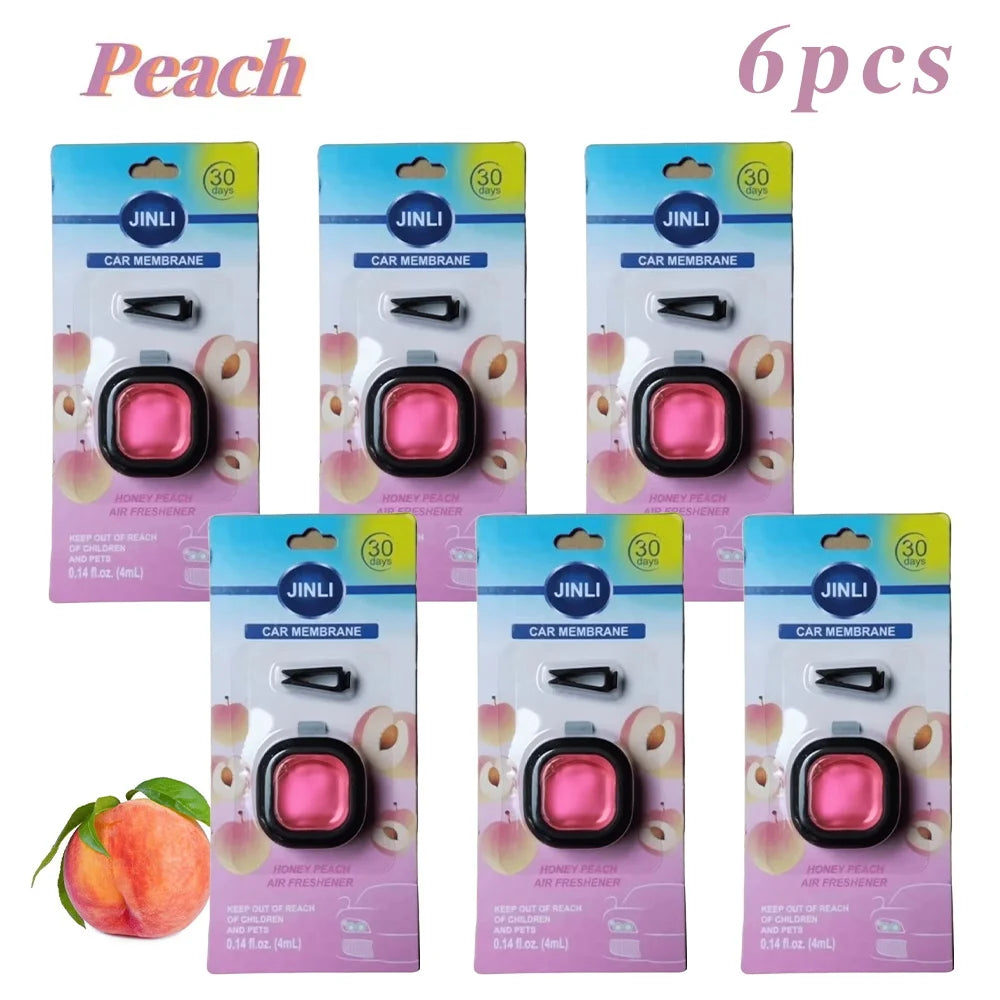 Long-Lasting Car Air Freshener Vent Clip Essential Oil Scented Odor Eliminator