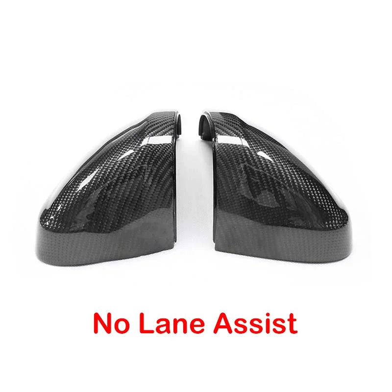 CF Car Rearview Side Mirror Cover Wing Cap Exterior Door Rear View Case Trim Auto