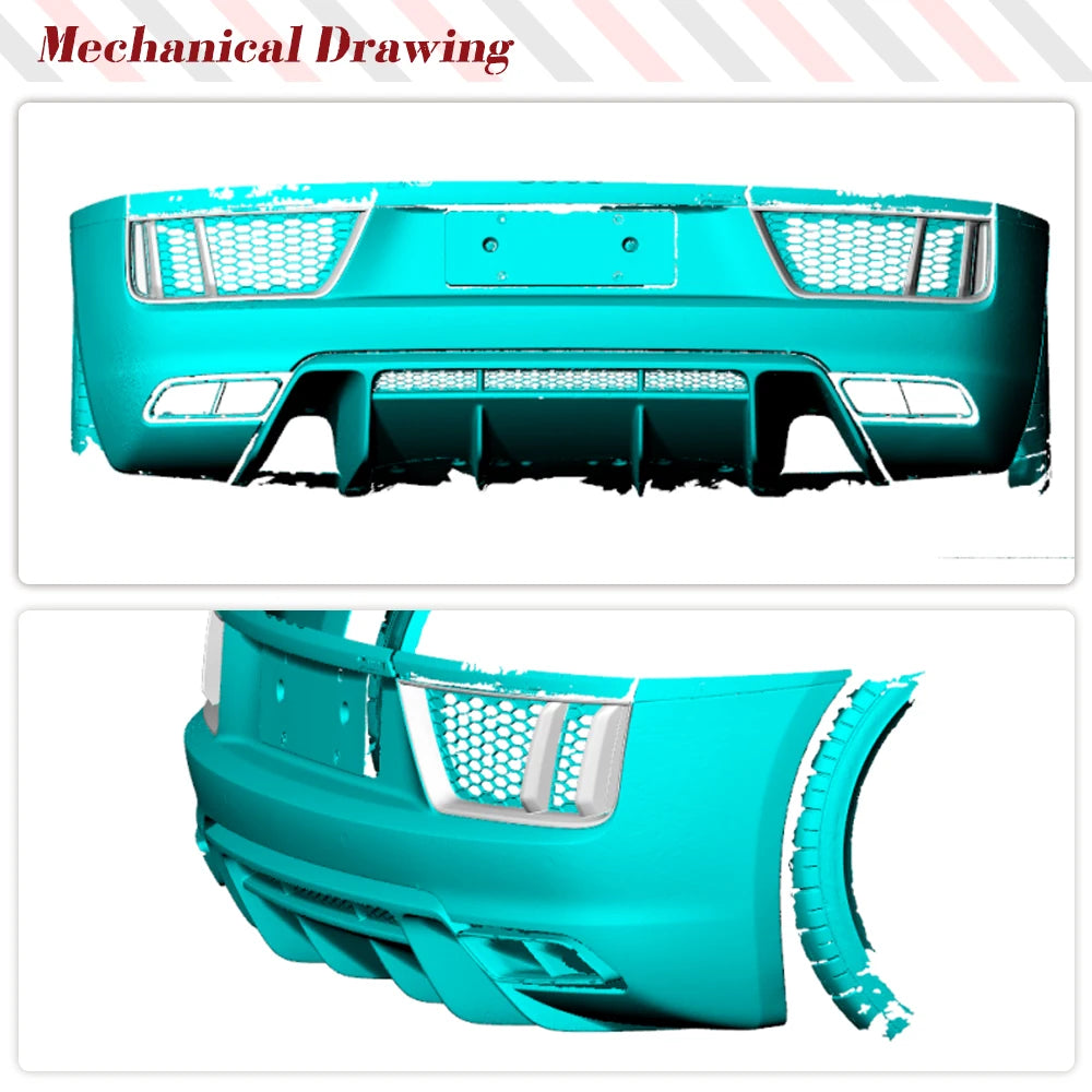 EN 2 Rear Bumper Vent Fender Covers