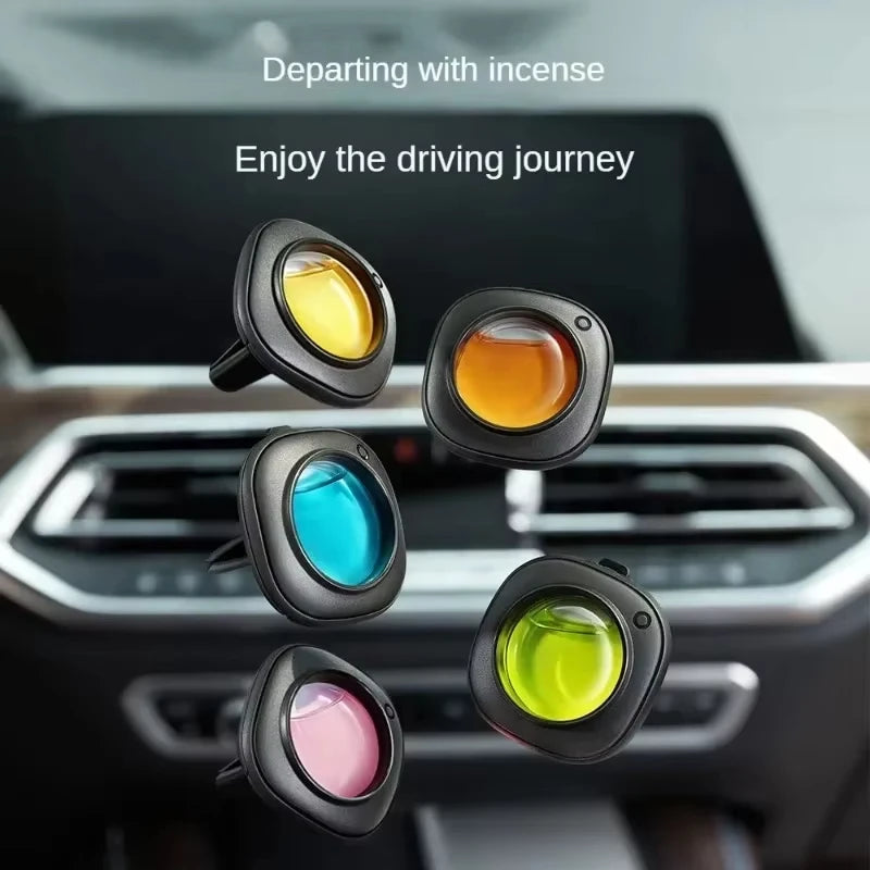Long-Lasting Car Air Freshener Vent Clip Essential Oil Scented Odor Eliminator