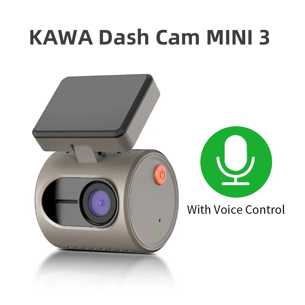 2K Dash Camera For Cars DVR KAWA Dash Cam MINI 3