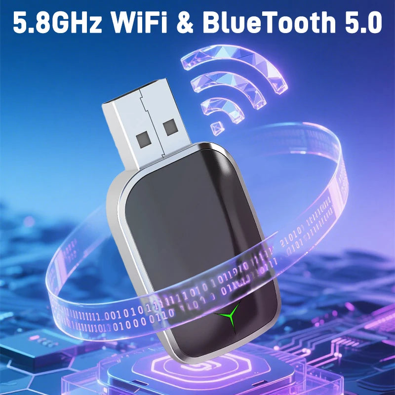 XUDA 2in1 AI Box Mini Adapter Wired to Wireless Carplay & Android