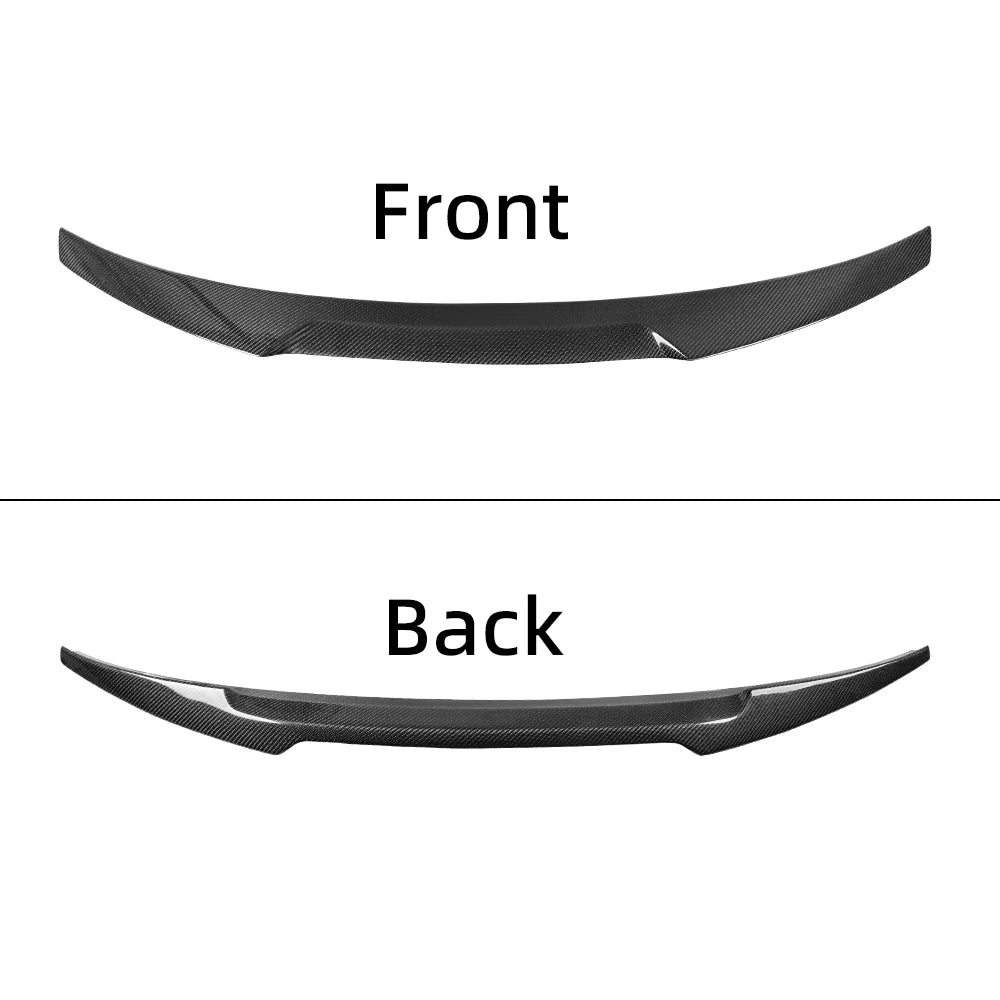 Carbon fiber Rear Spoiler Trunk wing 2016-2023 FRP honeycomb Forged