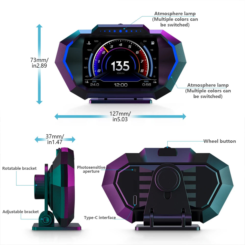 ZMFJH OBD2 & GPS Car Diagnostic Tool