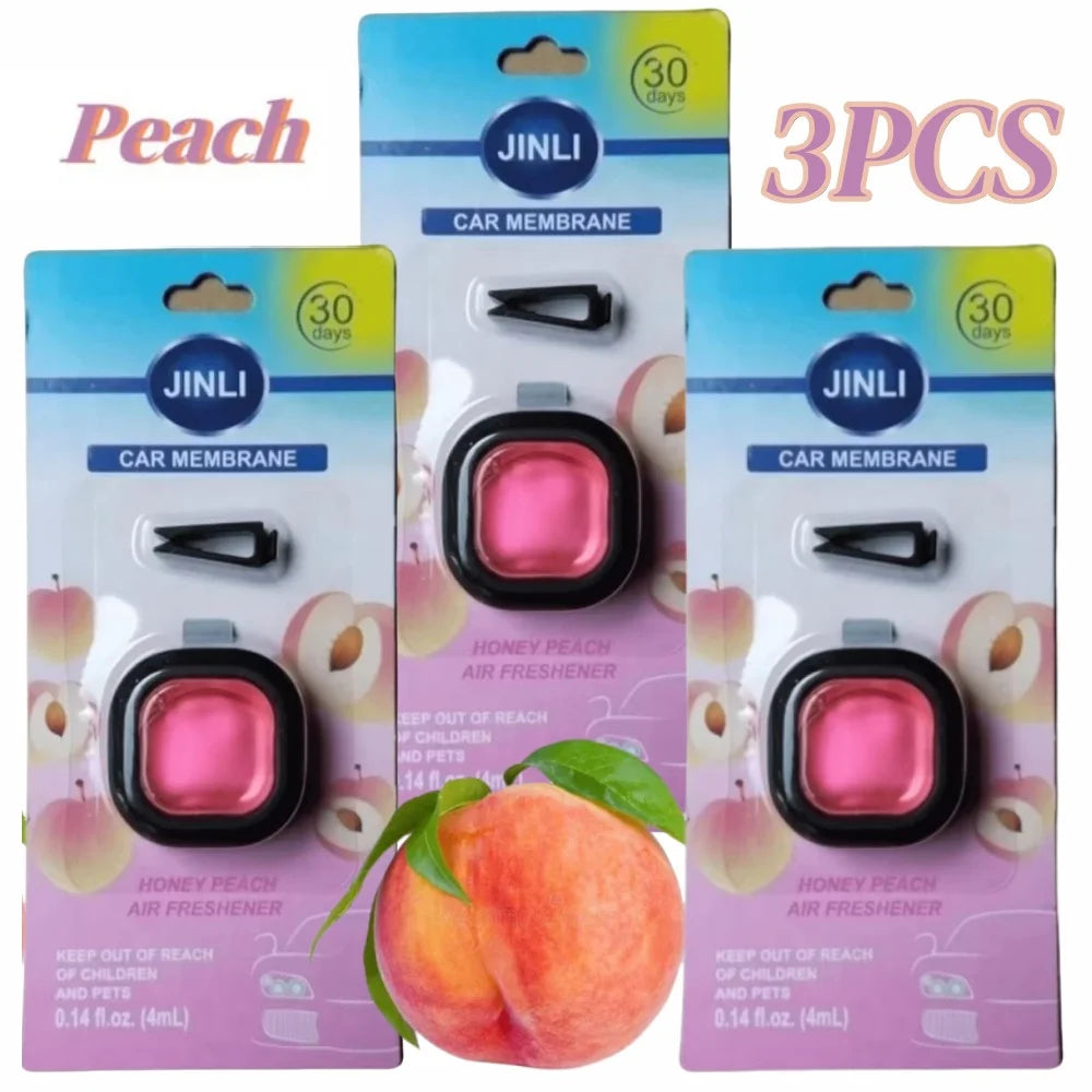 Long-Lasting Car Air Freshener Vent Clip Essential Oil Scented Odor Eliminator