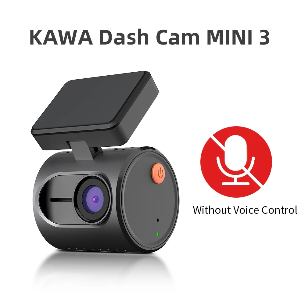2K Dash Camera For Cars DVR KAWA Dash Cam MINI 3
