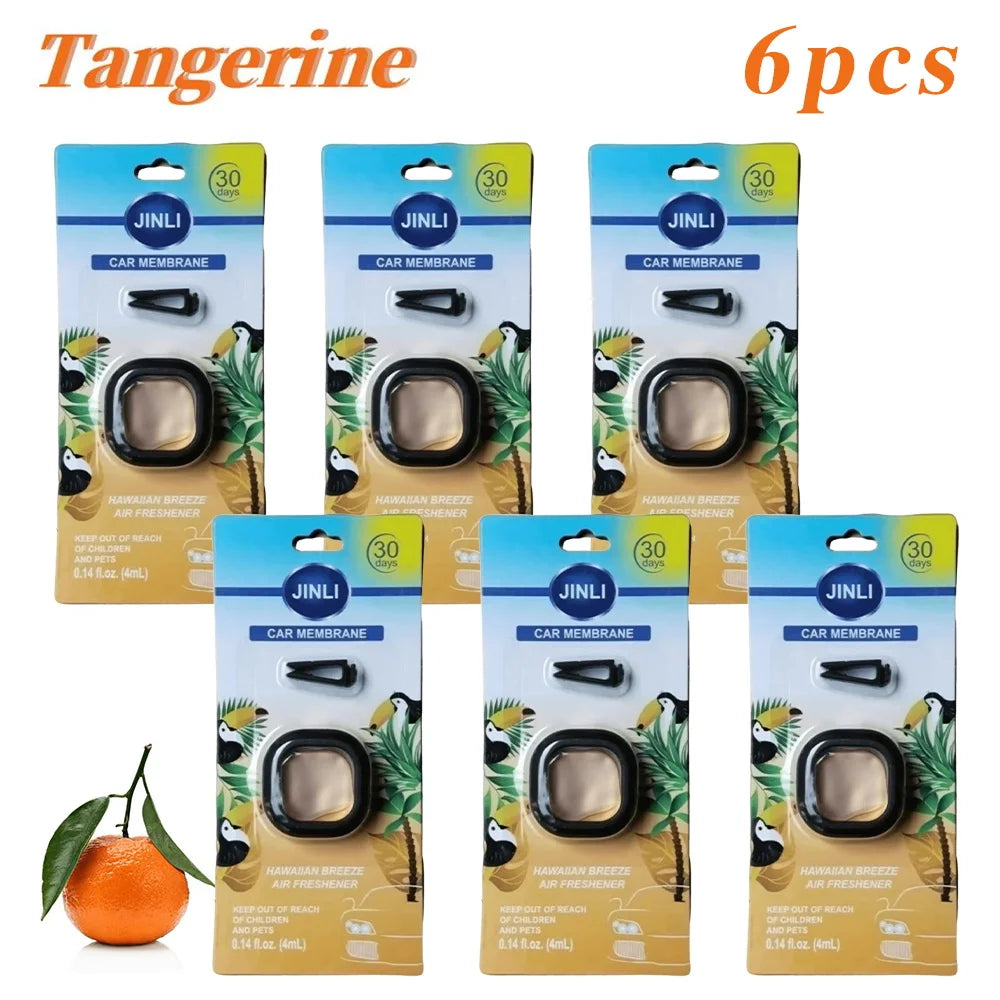 Long-Lasting Car Air Freshener Vent Clip Essential Oil Scented Odor Eliminator